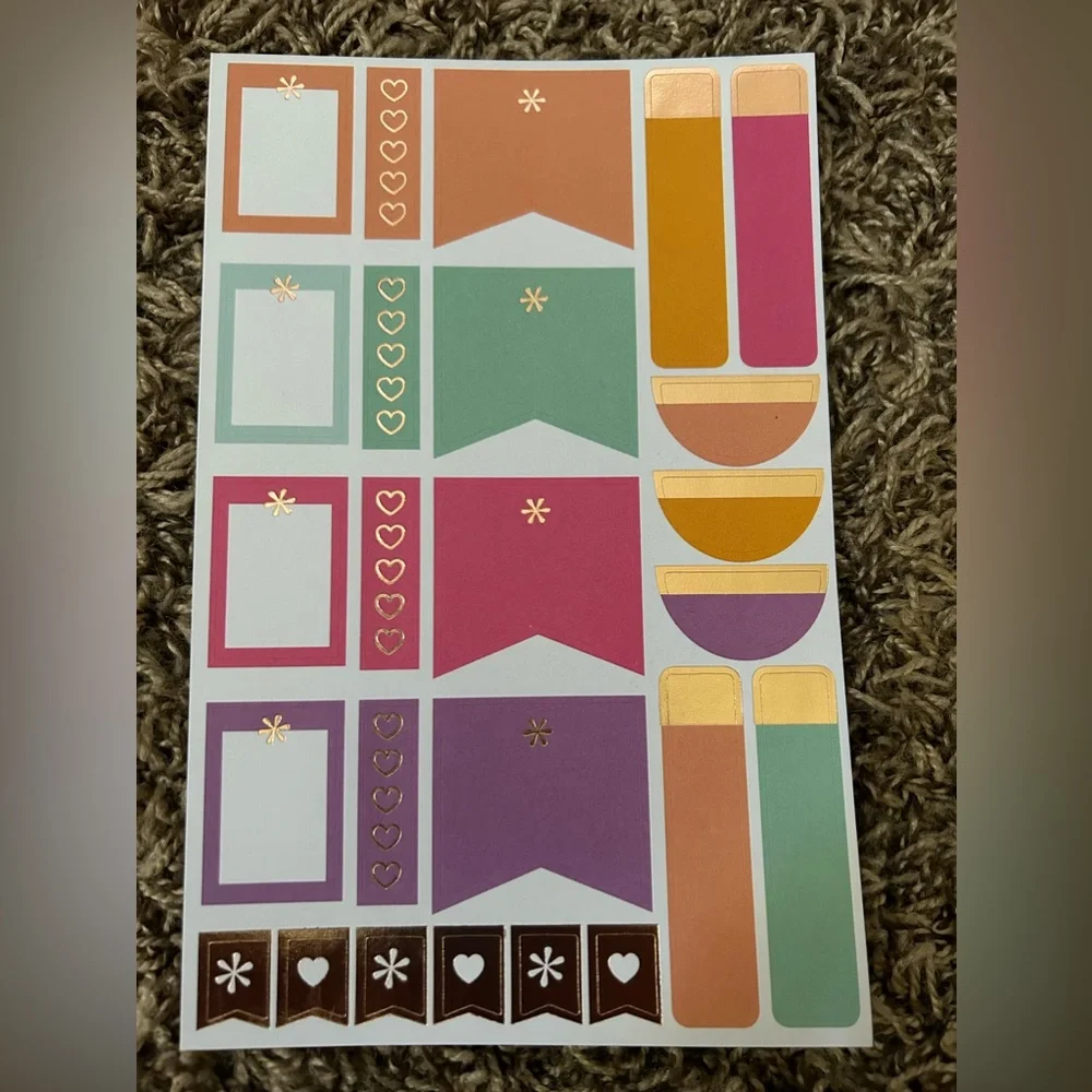 Erin Condren 7 Sheet Sticker Bundle #1 of 5